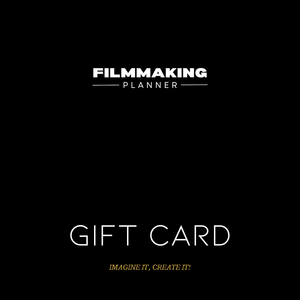 Filmmaking Planner Gift Card 