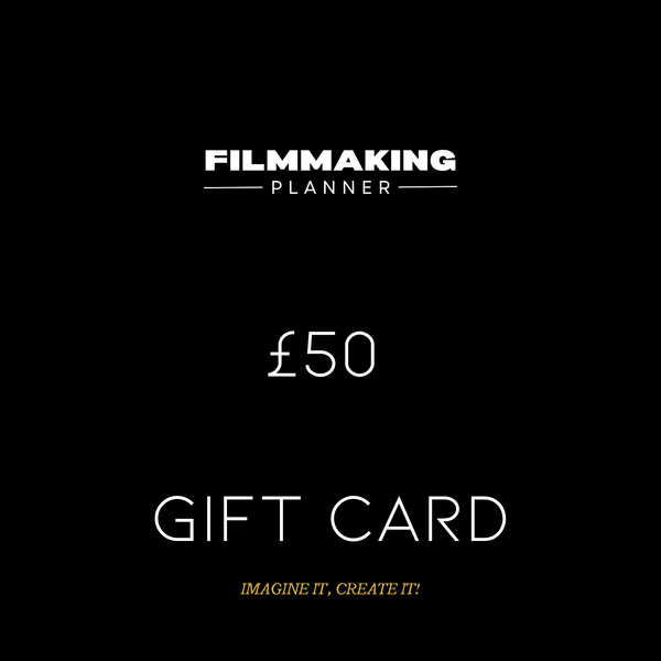 Fifty pound filmmaker gift card 