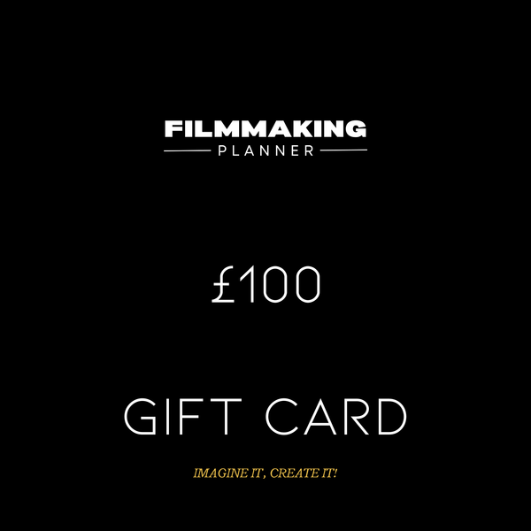 A hundred pound filmmaker gift card 